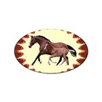 Mare n foal Sticker (Oval)