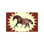 Mare n foal Sticker (Rectangular)