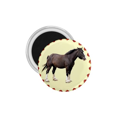 Clydesdale 1.75  Magnet from ArtsNow.com Front