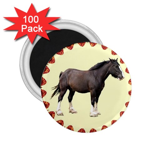 Clydesdale 2.25  Magnet (100 pack)  from ArtsNow.com Front