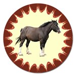 Clydesdale Magnet 5  (Round)