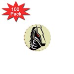 Horse head 1  Mini Button (100 pack) 