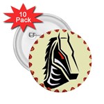 Horse head 2.25  Button (10 pack)