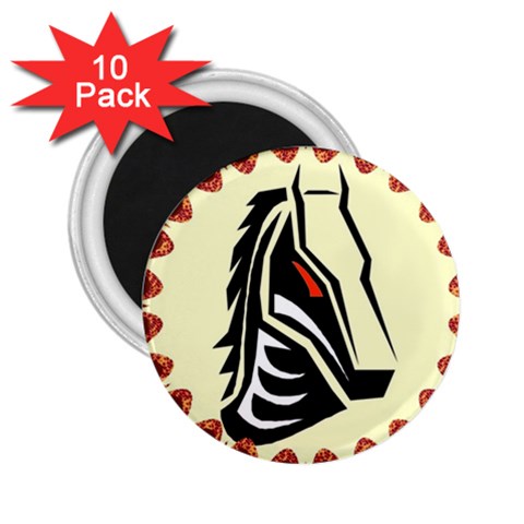 Horse head 2.25  Magnet (10 pack) from ArtsNow.com Front