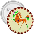 Prancing horse 3  Button