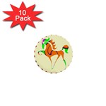 Prancing horse 1  Mini Button (10 pack) 