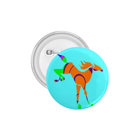 Bucking horse 1.75  Button from ArtsNow.com Front