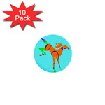 Bucking horse 1  Mini Button (10 pack) 