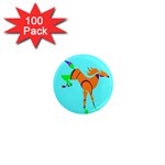 Bucking horse 1  Mini Magnet (100 pack) 