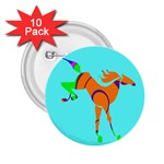 Bucking horse 2.25  Button (10 pack)