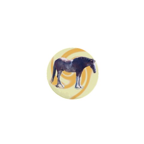 Clydesdale 2 1  Mini Magnet from ArtsNow.com Front
