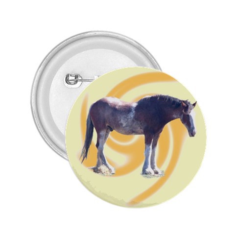 Clydesdale 2 2.25  Button from ArtsNow.com Front