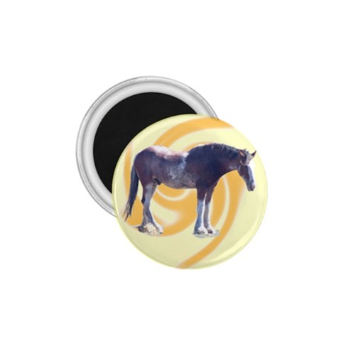 Clydesdale 2 1.75  Magnet from ArtsNow.com Front