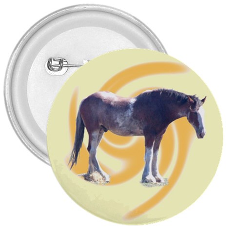Clydesdale 2 3  Button from ArtsNow.com Front