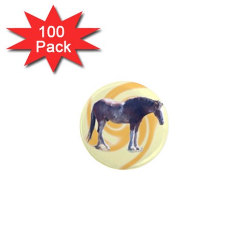 Clydesdale 2 1  Mini Magnet (100 pack)  from ArtsNow.com Front