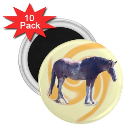 Clydesdale 2 2.25  Magnet (10 pack) from ArtsNow.com Front