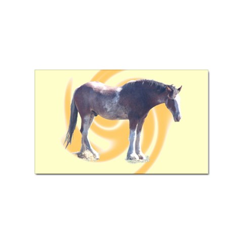 Clydesdale 2 Sticker (Rectangular) from ArtsNow.com Front