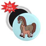 Mare n foal 2 2.25  Magnet (100 pack) 