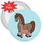 Mare n foal 2 3  Button (10 pack)
