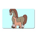 Mare n foal 2 Magnet (Rectangular)
