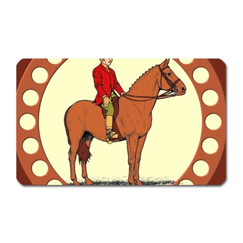 Riding Magnet (Rectangular) from ArtsNow.com Front