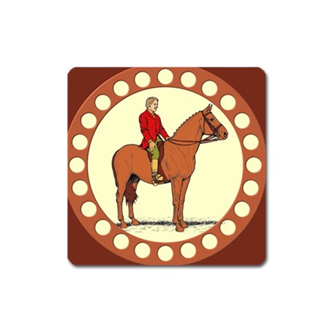 Riding Magnet (Square) from ArtsNow.com Front