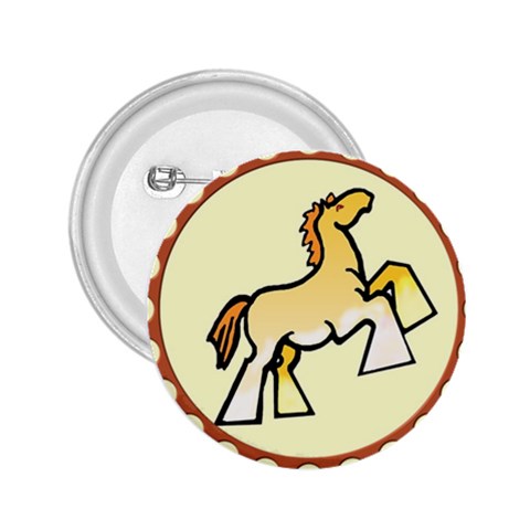 Shire horse 2.25  Button from ArtsNow.com Front