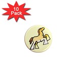 Shire horse 1  Mini Magnet (10 pack) 