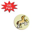 Shire horse 1  Mini Button (100 pack) 