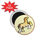 Shire horse 1.75  Magnet (10 pack) 