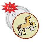 Shire horse 2.25  Button (10 pack)