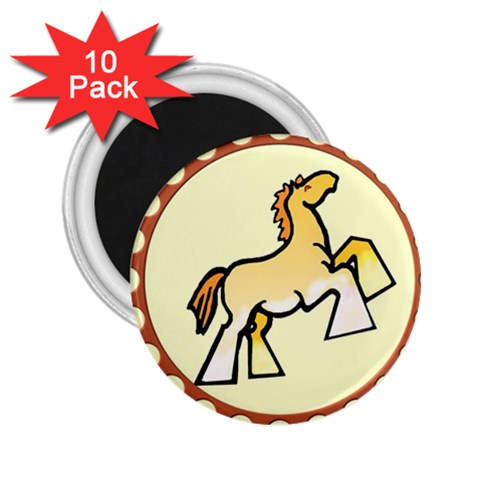 Shire horse 2.25  Magnet (10 pack) from ArtsNow.com Front