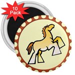 Shire horse 3  Magnet (10 pack)