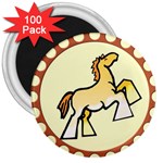 Shire horse 3  Magnet (100 pack)