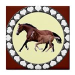 Mare n foal Tile Coaster