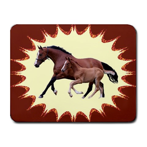 Mare n foal Small Mousepad from ArtsNow.com Front