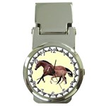Mare n foal Money Clip Watch