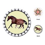 Mare n foal Playing Cards (Round)