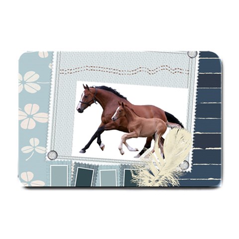 Mare n foal Small Doormat from ArtsNow.com 24 x16  Door Mat