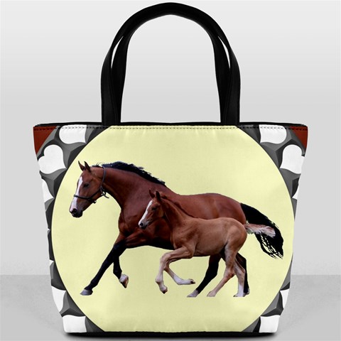 Mare n foal Bucket Bag from ArtsNow.com Front