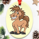 Cheeky pony Ornament (Oval)