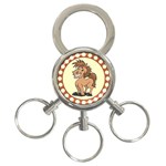 Cheeky pony 3-Ring Key Chain