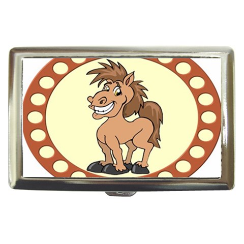 Cheeky pony Cigarette Money Case from ArtsNow.com Front