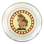 Cheeky pony Porcelain Plate