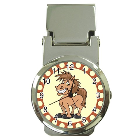 Cheeky pony Money Clip Watch from ArtsNow.com Front