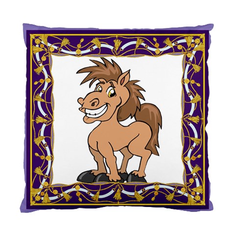 Cheeky pony Cushion Case (One Side) from ArtsNow.com Front
