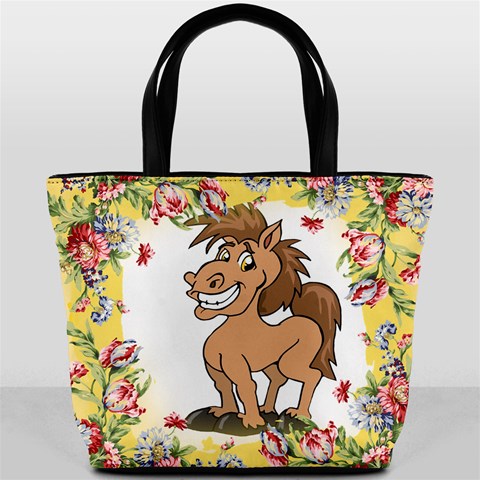 Cheeky pony Bucket Bag from ArtsNow.com Back
