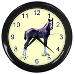 Foal Wall Clock (Black)