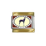 Foal Gold Trim Italian Charm (9mm)