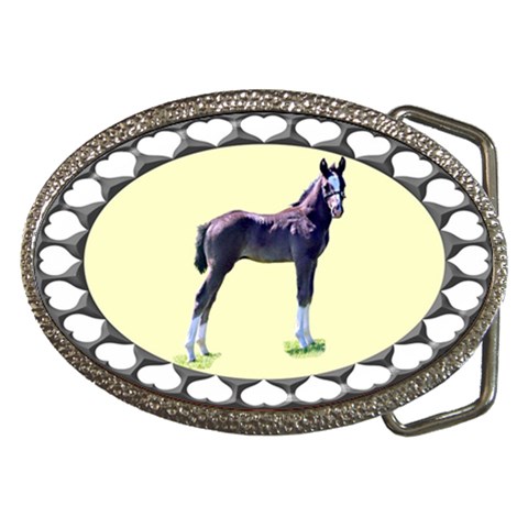 Foal Belt Buckle from ArtsNow.com Front